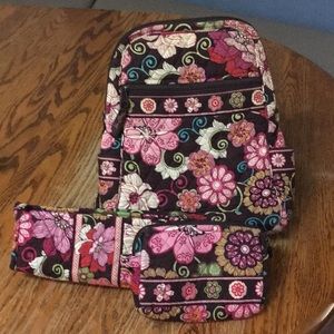 Vera Bradley Mod Floral Pink Small Backpack